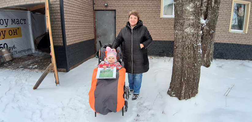 Дмитрий Сватковский подарил уличный спортивный комплекс  четырехлетней жительнице Нижегородской области